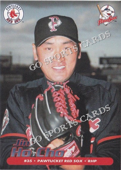 2001 Pawtucket Red Sox Jin Ho Cho