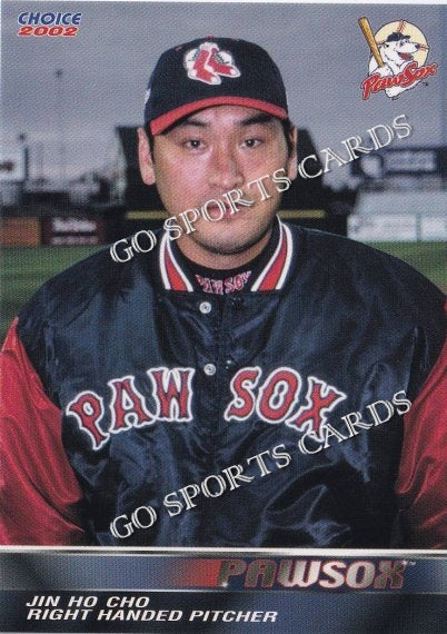 2002 Pawtucket Red Sox Jin Ho Cho