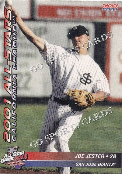 2001 California Carolina League All Star Game Joe Jester