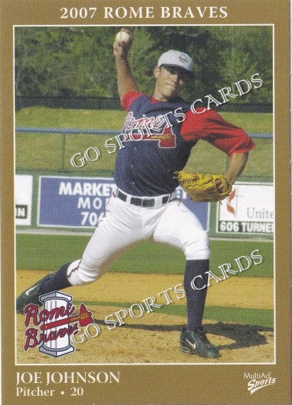 2007 Rome Braves Joe Johnson