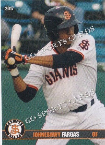 2017 San Jose Giants Johneshwy Fargas