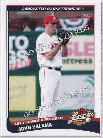 2012 Lancaster Barnstormers Perforated John Halama