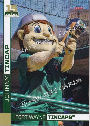 2024 Fort Wayne TinCaps Johnny Tincap Mascot Checklist