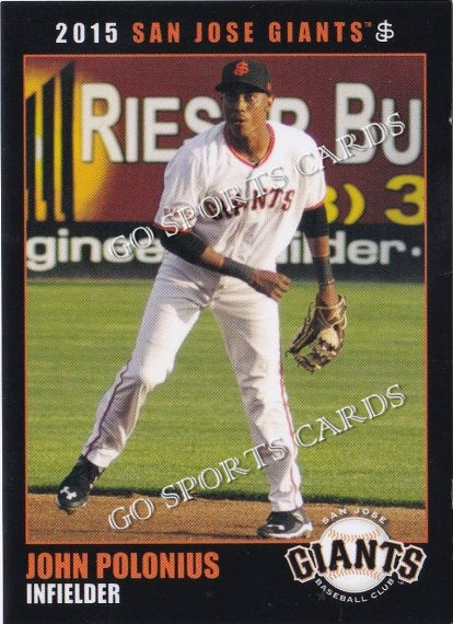 2015 San Jose Giants John Polonius