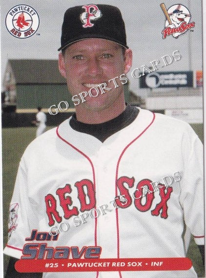 2001 Pawtucket Red Sox Jon Shave