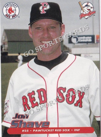 2001 Pawtucket Red Sox Jon Shave