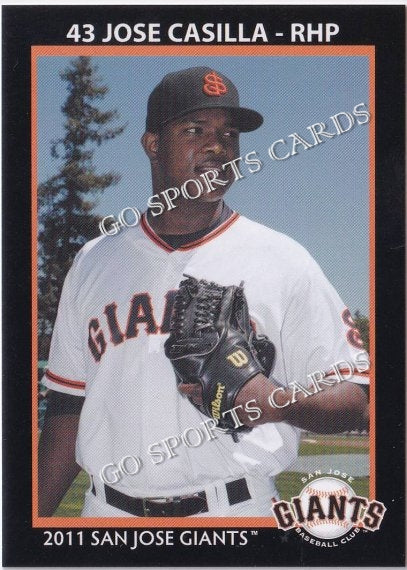 2011 San Jose Giants Jose Casilla