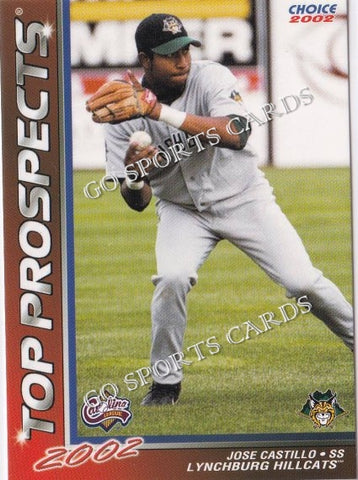 2002 Carolina League Top Prospects Jose Castillo