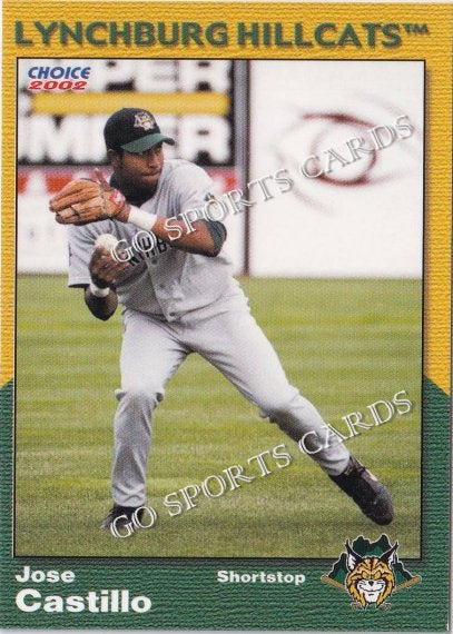 2002 Lynchburg Hillcats Jose Castillo