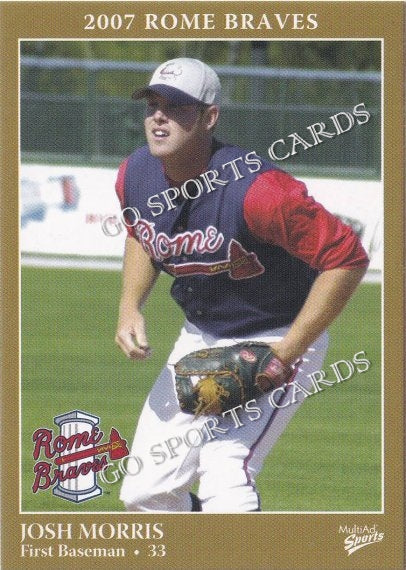 2007 Rome Braves Josh Morris