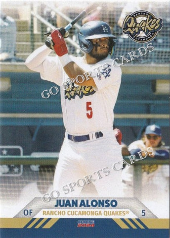 2024 Rancho Cucamonga Quakes Juan Alonso