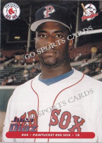 2001 Pawtucket Red Sox Juan Diaz