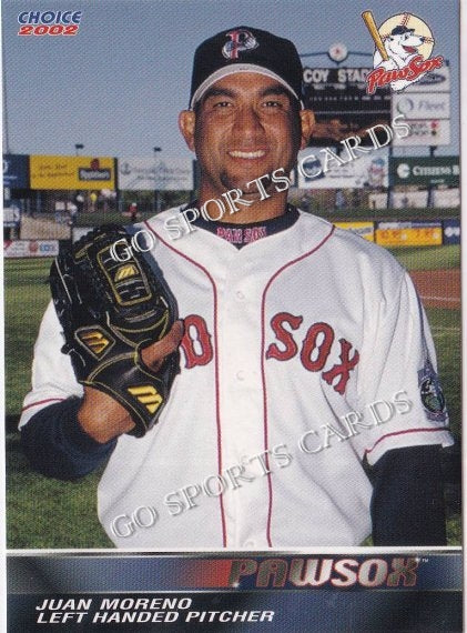 2002 Pawtucket Red Sox Juan Moreno