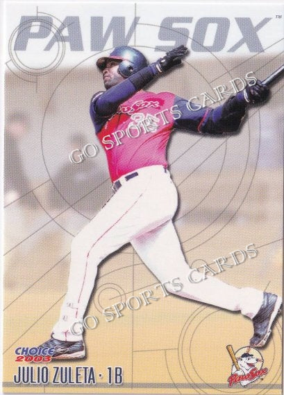 2003 Pawtucket Red Sox Julio Zuleta