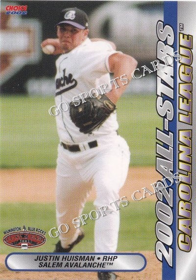 2002 California Carolina League All Star Game Justin Huisman