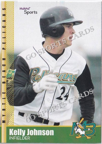 2002 Myrtle Beach Pelicans Kelly Johnson