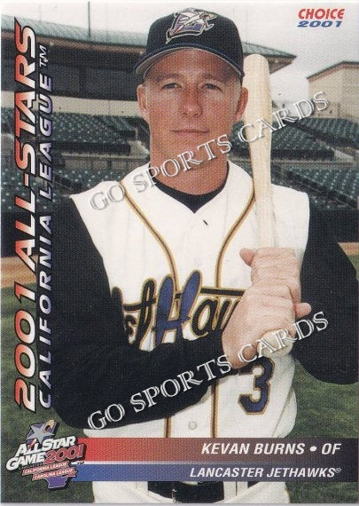 2001 California Carolina League All Star Game Kevin Burns