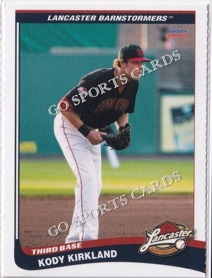 2012 Lancaster Barnstormers Perforated Kody Kirkland