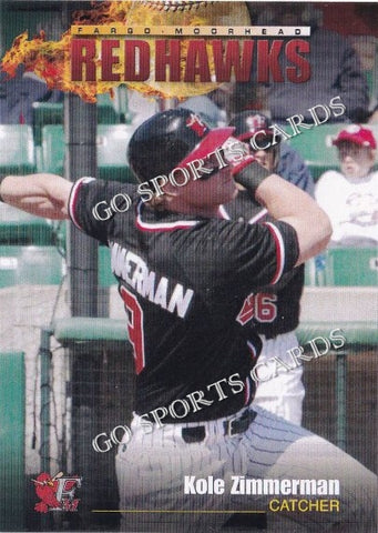 2009 Fargo Moorhead RedHawks Kole Zimmerman