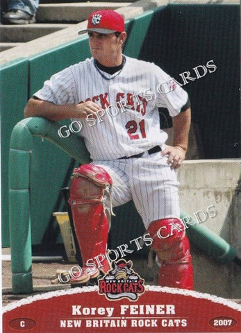 2007 New Britain Rock Cats Korey Feiner