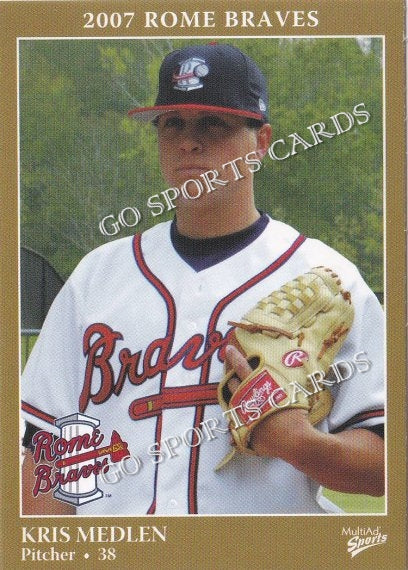 2007 Rome Braves Kris Medlen