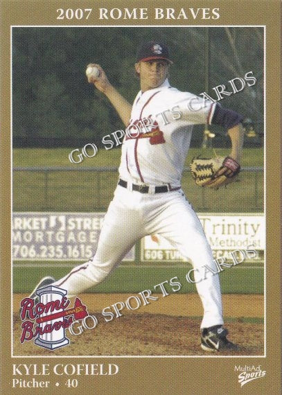 2007 Rome Braves Kyle Cofield