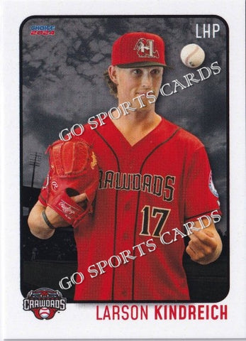 2024 Hickory Crawdads 1st Larson Kindreich