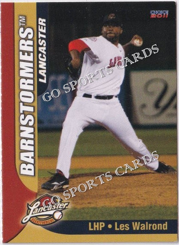 2011 Lancaster Barnstormers Perforated Les Walrond