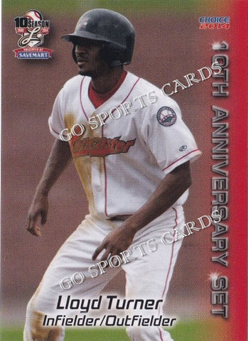 2014 Lancaster Barnstormers 10th Anniversary Lloyd Turner