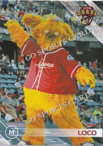 2024 Altoona Curve Loco Mascot