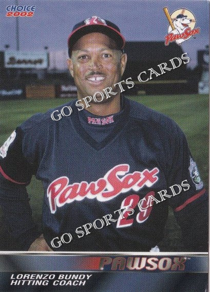 2002 Pawtucket Red Sox Lorenzo Bundy