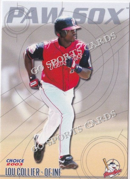 2003 Pawtucket Red Sox Lou Collier