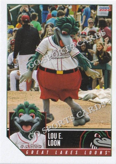 2024 Great Lakes Loons Lou E Loon Mascot