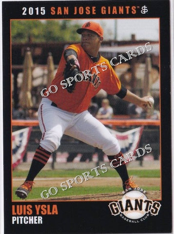 2015 San Jose Giants Luis Ysla