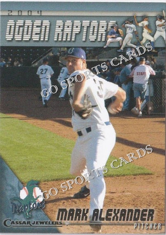 2004 Ogden Raptors Mark Alexander