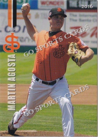 2016 San Jose Giants Martin Agosta