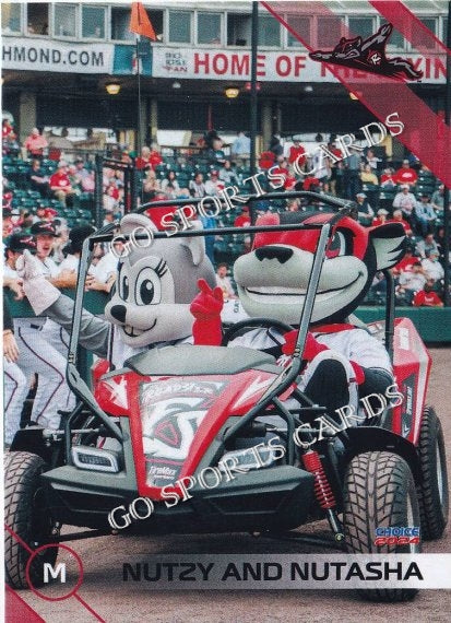 2024 Richmond Flying Squirrels Nutzy and Nutasha Mascot