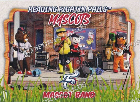 2023 Reading Fightin Phils Mascots Mascot Band