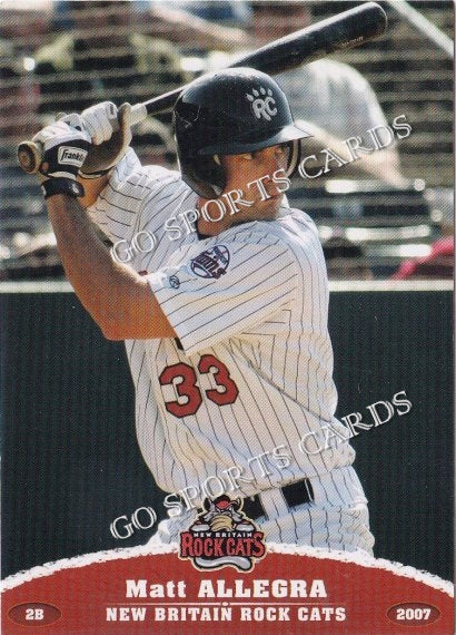 2007 New Britain Rock Cats Matt Allegra