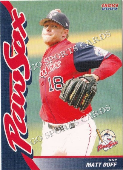 2004 Pawtucket Red Sox Matt Duff