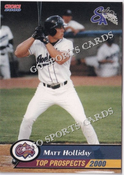 2000 Carolina League Top Prospects Matt Holliday