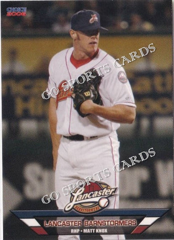 2006 Lancaster Barnstormers Matt Knox