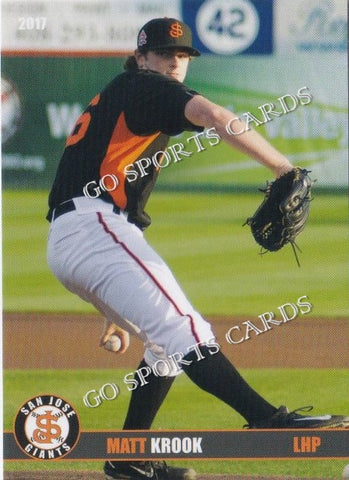 2017 San Jose Giants Matt Krook