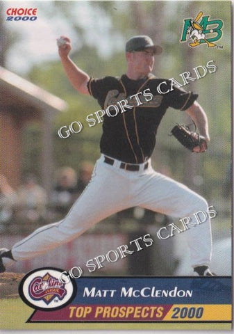 2000 Carolina League Top Prospects Matt McClendon