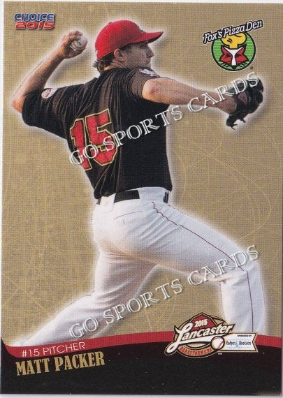 2015 Lancaster Barnstormers Matt Packer