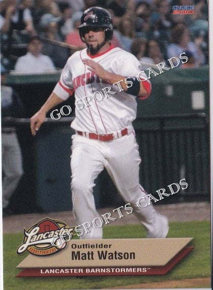 2010 Lancaster Barnstormers Matt Watson