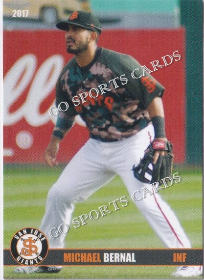 2017 San Jose Giants Michael Bernal