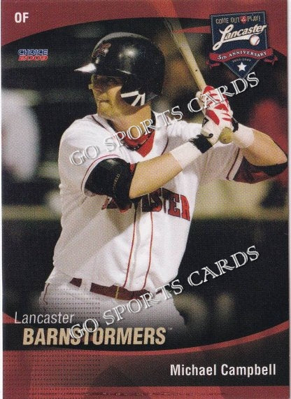 2009 Lancaster Barnstormers Michael Campbell