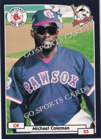 2000 Pawtucket Red Sox Michael Coleman