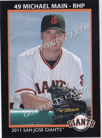 2011 San Jose Giants Michael Main